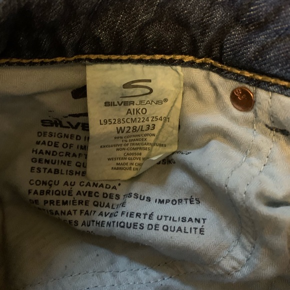 Women’s Silver jeans aiko size 28 - Picture 4 of 4